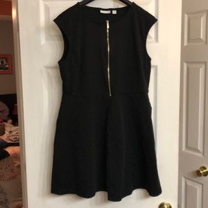 New York and company cotton black dress size XL